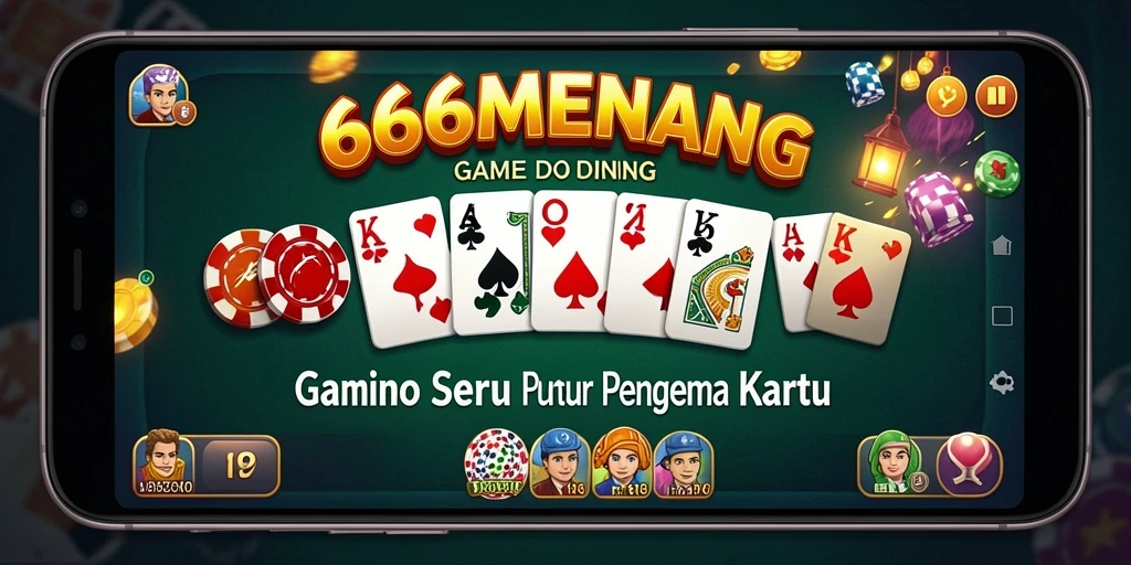 Tampilan gameplay seru dalam game Domino 666MENANG.