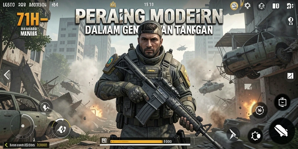 Screenshot menunjukkan aksi hebat di medan perang 71H.