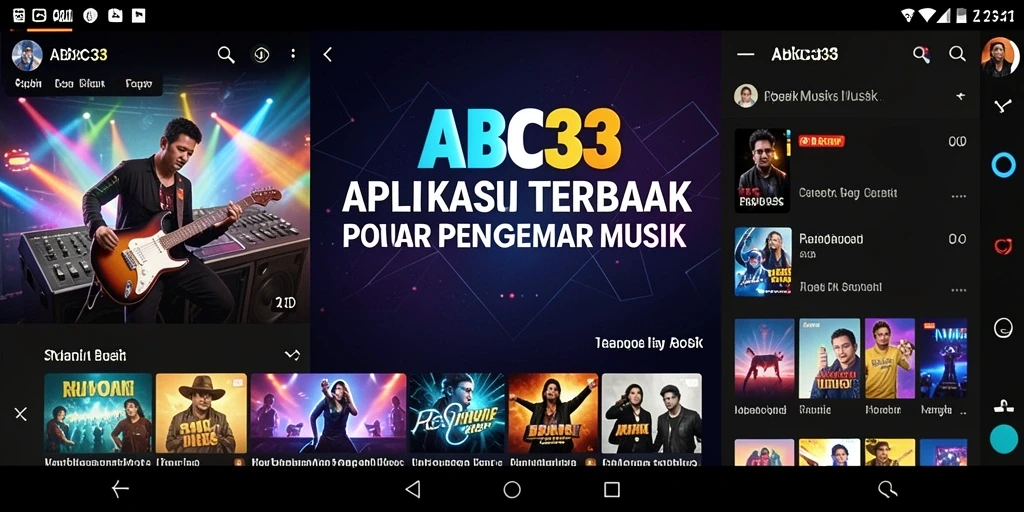 Tampilan screenshot dari gameplay ABC33 yang menampilkan keseruan permainan musik.