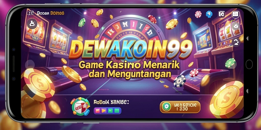 Tampilan gameplay menarik dari DEWAKOIN99 dalam suasana Kasino.