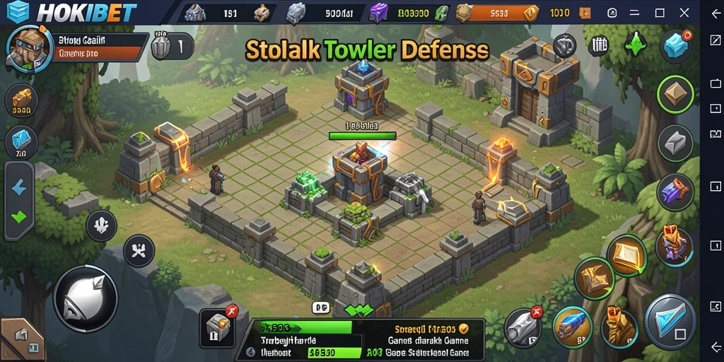 Gameplay seru di HOKIBET dengan menara pertahanan yang strategis.