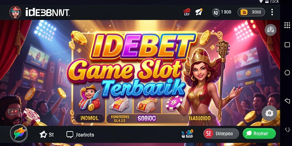 Tampilan gameplay slot IDEBET yang menarik dan seru.