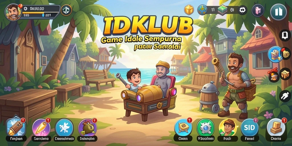 Tampilan gameplay IDKLUB yang seru dan interaktif.