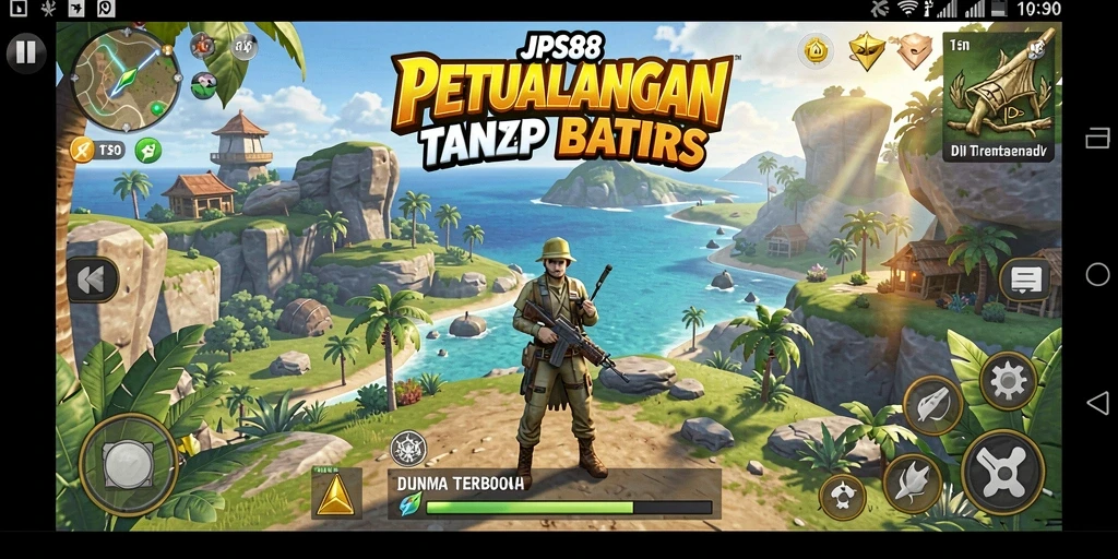 Screenshot gameplay JPS88 yang menampilkan petualangan Open World yang seru.