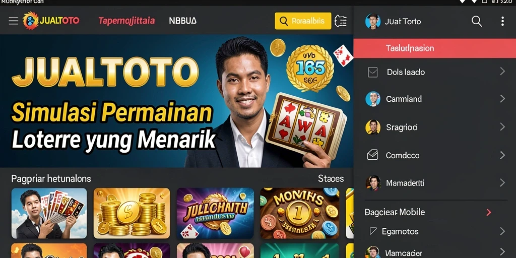 Tampilan gameplay JUALTOTO yang seru dan menarik perhatian.
