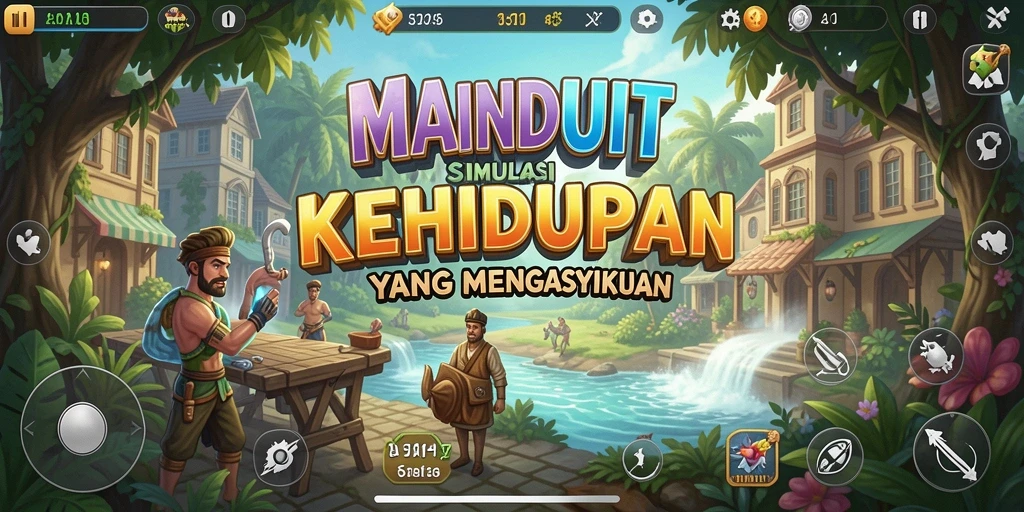 Tampilan gameplay MAINDUIT yang menarik dan interaktif.