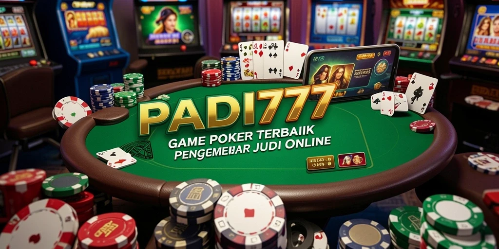 Screenshot gameplay PADI777 dalam suasana Poker yang mendebarkan.