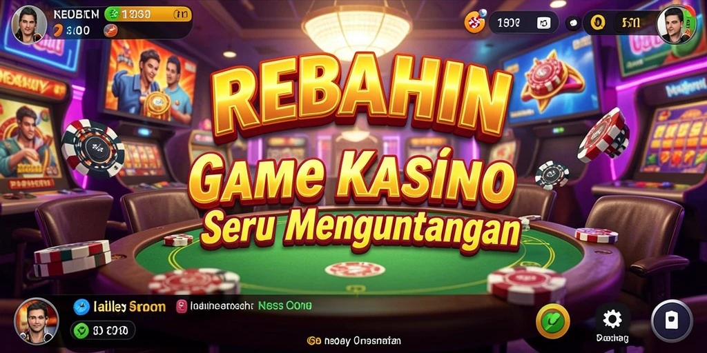 Tampilan menarik dari permainan Kasino di REBAHIN yang memikat.