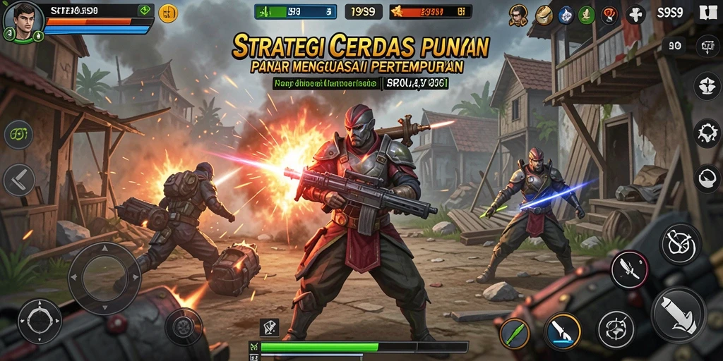 Tampilan gameplay seru dari S9S9 yang penuh strategi.