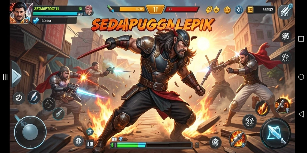 Tangkapan layar permainan SEDAPTOGEL menampilkan aksi pertarungan yang menarik.