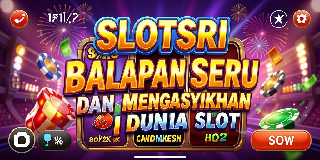 Menampilkan aksi balapan mendebarkan di <strong>SLOTSRI</strong>.