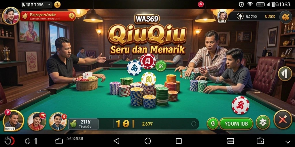 Screenshot dari gameplay QiuQiu yang seru di WA369.